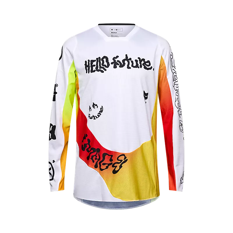 FOX 180 HELLO FUTURE JERSEY WHT – Dirt Store