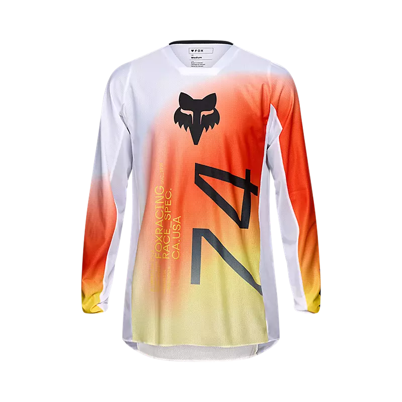 FOX 180 AIR HAZE JERSEY WHT