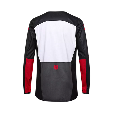 FOX 180 FLOW JERSEY WHT/RD