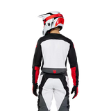 FOX 180 FLOW JERSEY WHT/RD