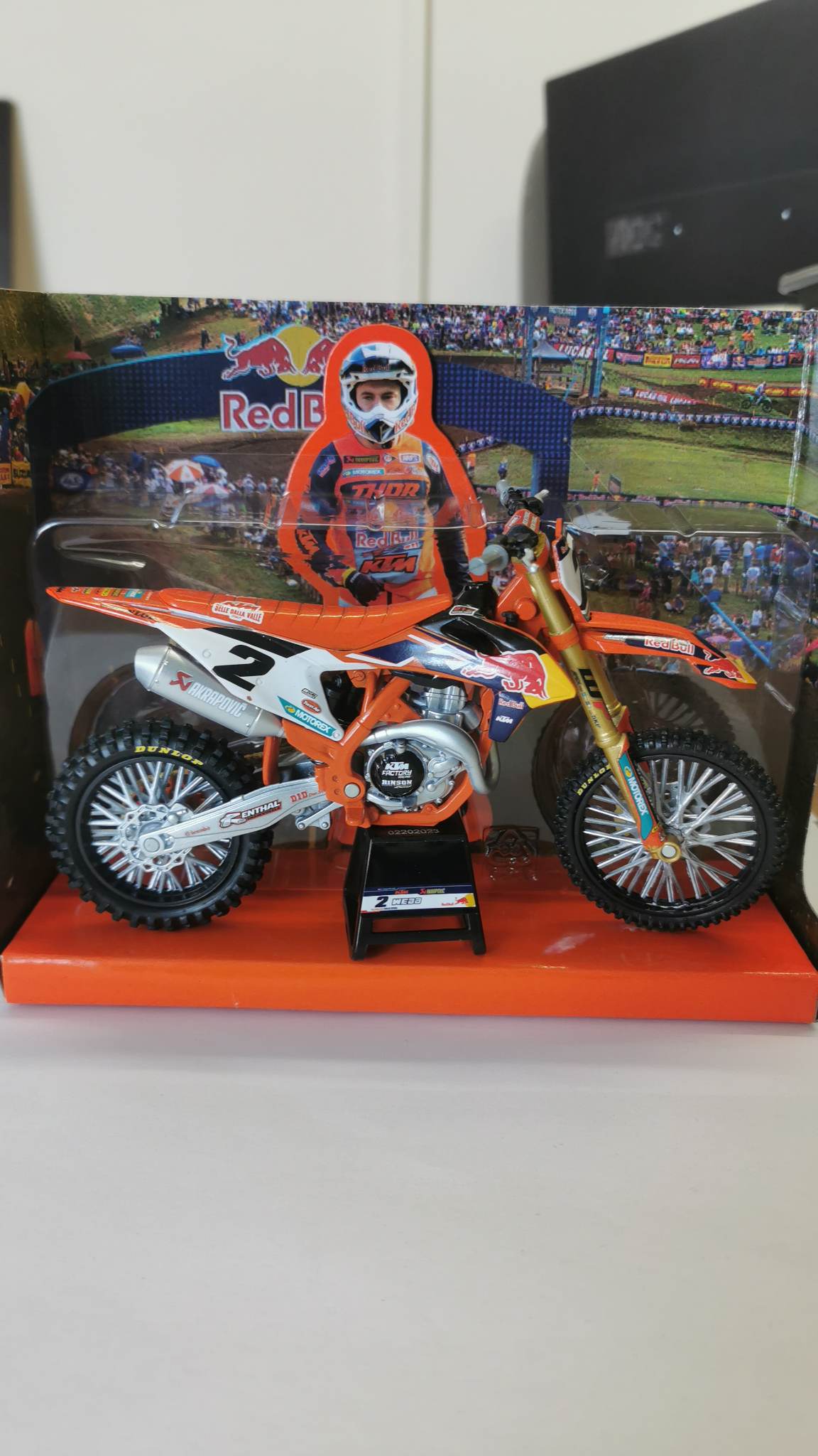 New Ray Toys 1:12 Cooper Webb RED BULL KTM SXF 450 2022 Toy Model