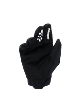YOUTH & KIDS FULL BORE V2 GLOVES - BLACK/WHITE
