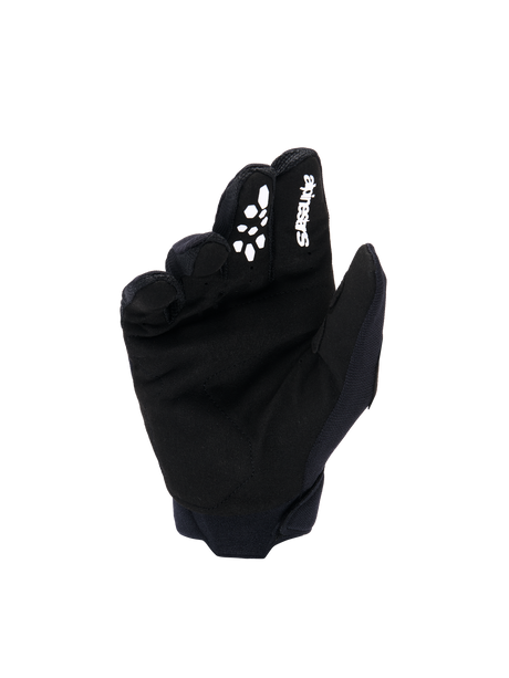 YOUTH & KIDS FULL BORE V2 GLOVES - BLACK/WHITE