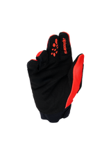 YOUTH & KIDS FULL BORE V2 GLOVES - BRIGHT RED/BLACK
