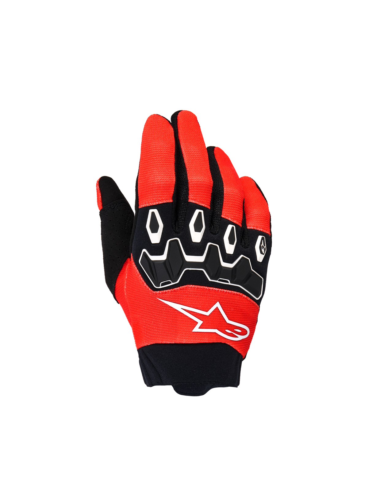 YOUTH & KIDS FULL BORE V2 GLOVES - BRIGHT RED/BLACK Alpinestars motocross kit