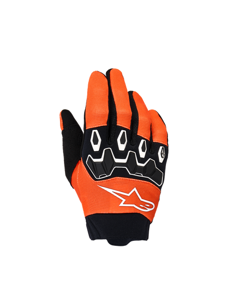 YOUTH & KIDS FULL BORE V2 GLOVES - ORANGE/WHITE/BLACK Alpinestars motocross kit