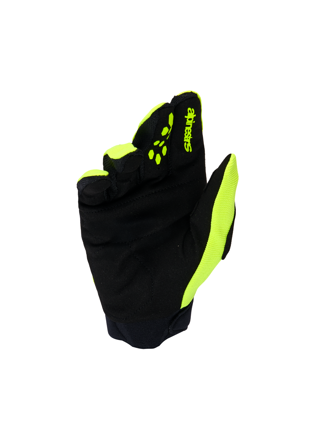YOUTH & KIDS FULL BORE V2 GLOVES - YELLOW FLUO/BLACK