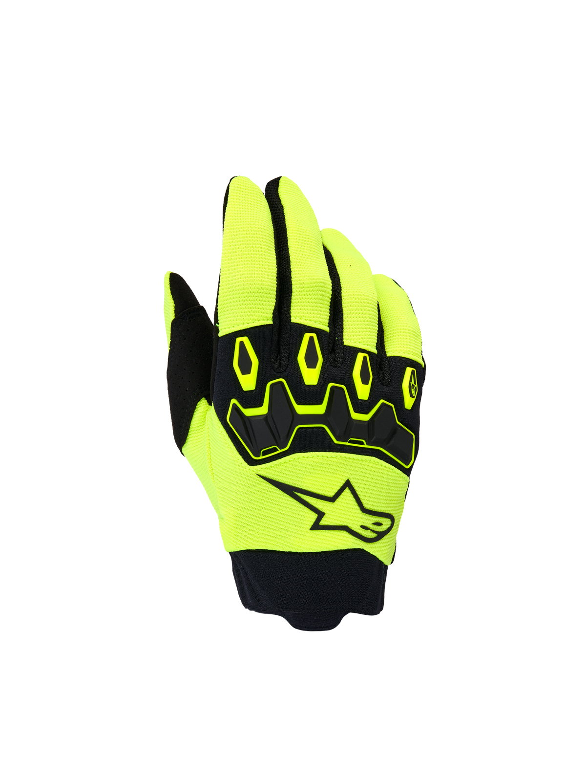 YOUTH & KIDS FULL BORE V2 GLOVES - YELLOW FLUO/BLACK Alpinestars motocross kit