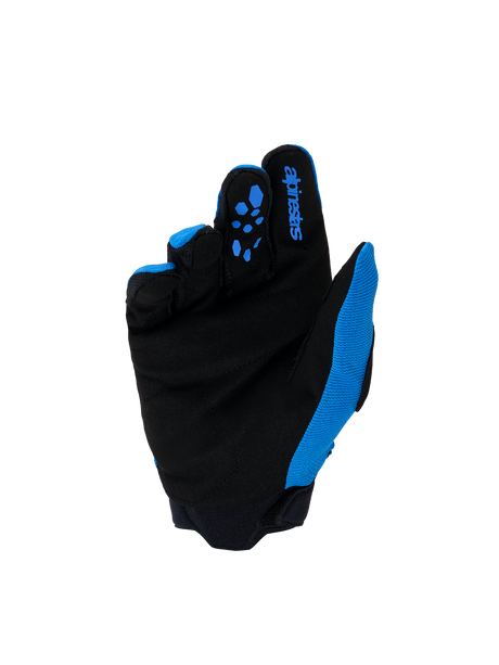 YOUTH & KIDS FULL BORE V2 GLOVES - UCLA BLUE/BLACK