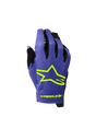 YOUTH RADAR GLOVES - PURPLE/YELLOW FLUO Alpinestars motocross kit