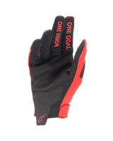 YOUTH RADAR GLOVES - MARS RED/SILVERK