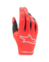 YOUTH RADAR GLOVES - MARS RED/SILVERK