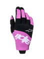 TECHSTAR GLOVES - BLACK/LIGHT GRAY/PURPLE Alpinestars motocross kit