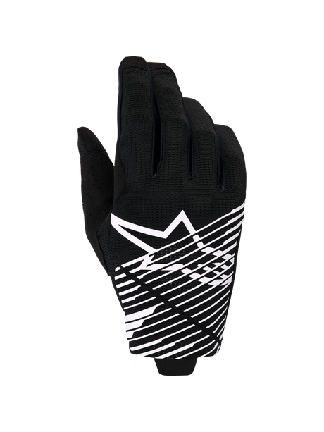 RADAR PRO GLOVES - BLACK/WHITE Alpinestars motocross kit
