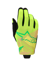 RADAR PRO GLOVES - GREEN/YELLOW FLUO/PINK FLUO Alpinestars motocross kit
