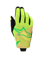 RADAR PRO GLOVES - GREEN/YELLOW FLUO/PINK FLUO Alpinestars motocross kit