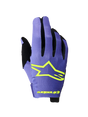 RADAR GLOVES - PURPLE/YELLOW FLUO Alpinestars motocross kit