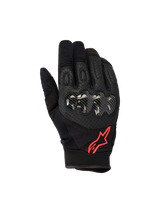 MEGAWATT GLOVES - Black/Red FLUO Alpinestars motocross kit