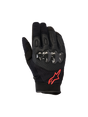MEGAWATT GLOVES - Black/Red FLUO Alpinestars motocross kit