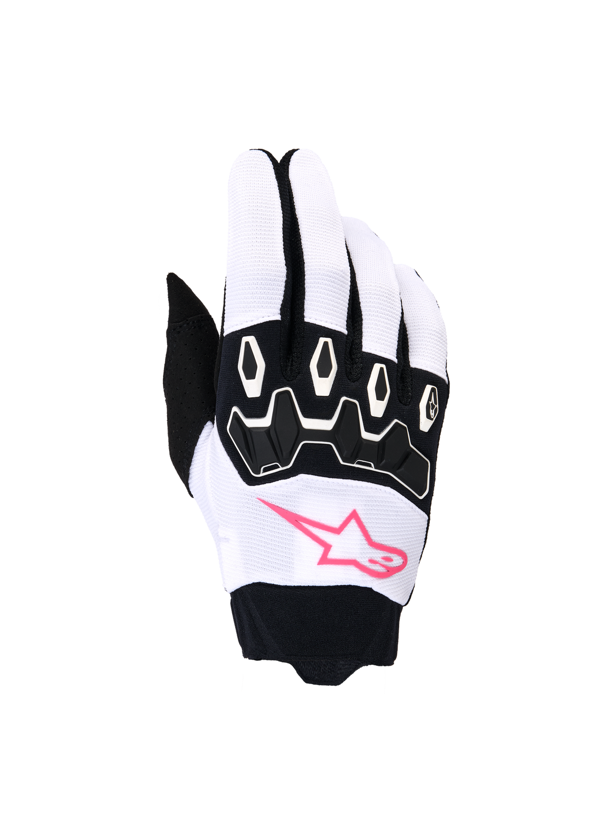 STELLA FULL BORE V2 GLOVES - WHITE/PINK FLUO/BLACK Alpinestars motocross kit
