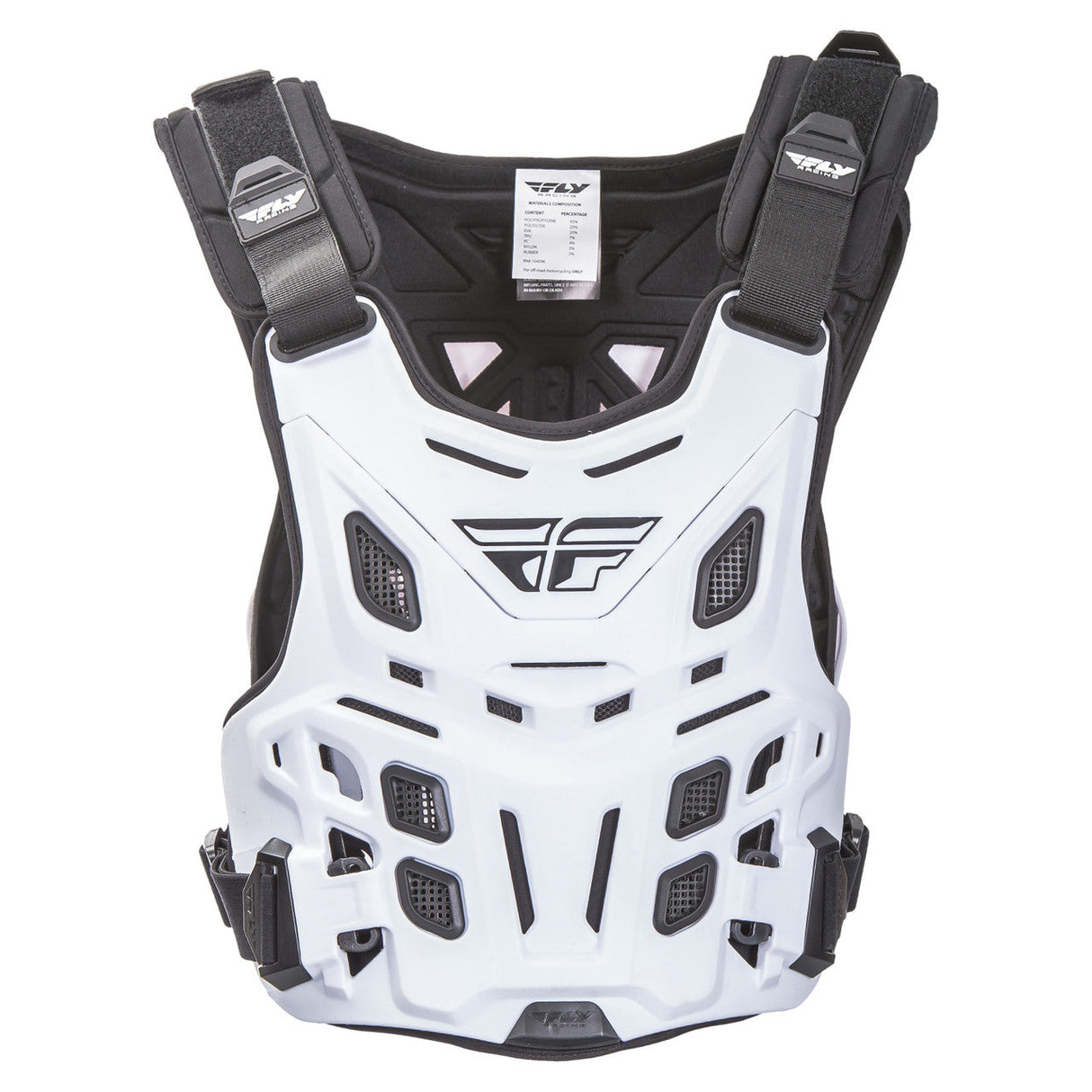 FLY RACING FLY REVEL RACE ROOST GUARD ADULT UNIVERSAL WHITE
