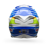 Bell 2025 Moto-10 Spherical PC Gloss ECE (Blue/White)