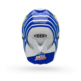 Bell 2025 Moto-10 Spherical PC Gloss ECE (Blue/White)