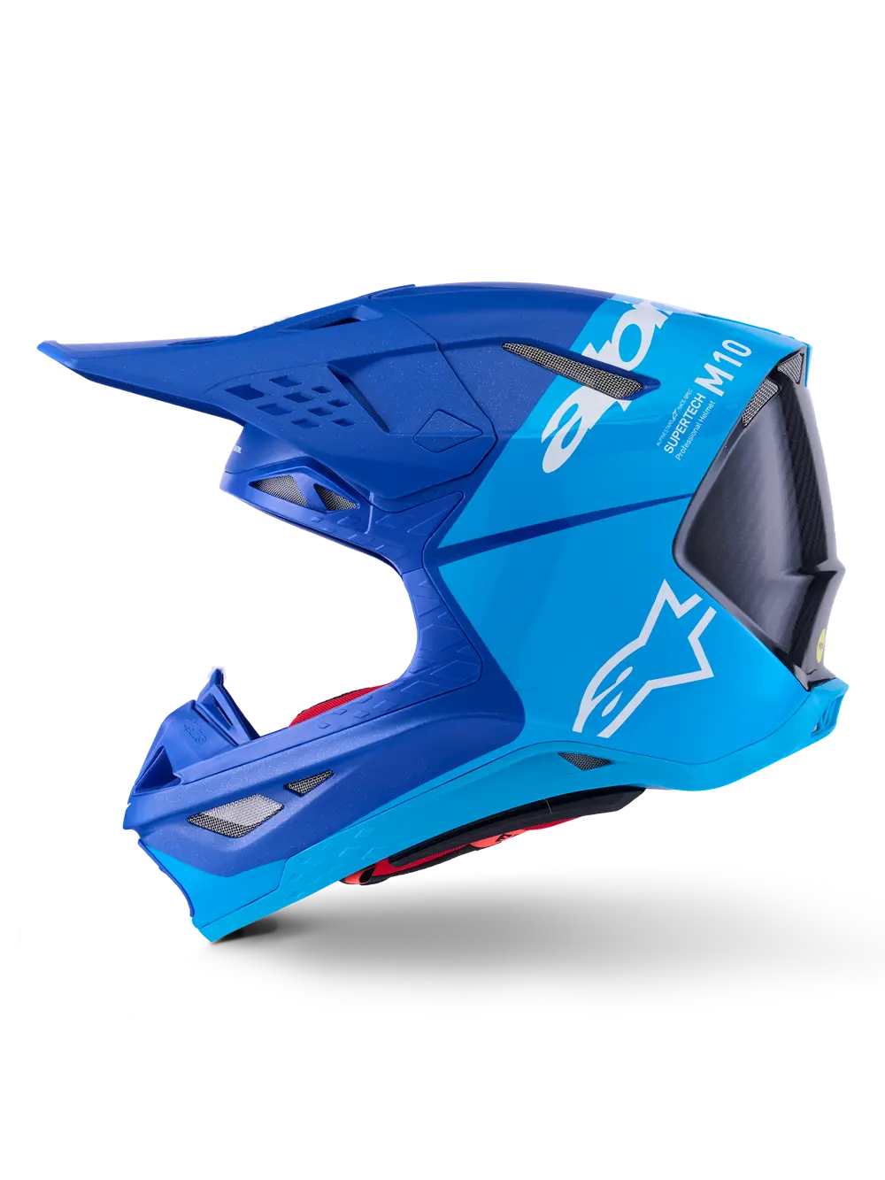 HELMET SM10 FLOOD MET BLUE/MED BLUE/BLACK CARBON