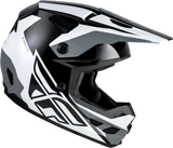 Kinetic Crest Helmet - Black/White/Grey