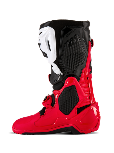 TECH 10 ENDURO BOOTS - BRIGHT RED/BLACK/WHITE