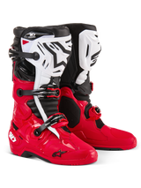TECH 10 ENDURO BOOTS - BRIGHT RED/BLACK/WHITE
