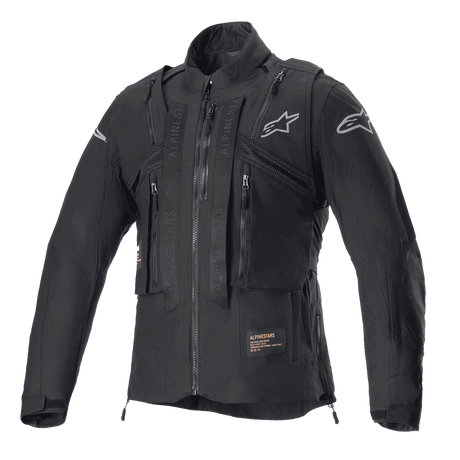 TECHDURA JACKET - BLACK REFLEX Alpinestars motocross kit