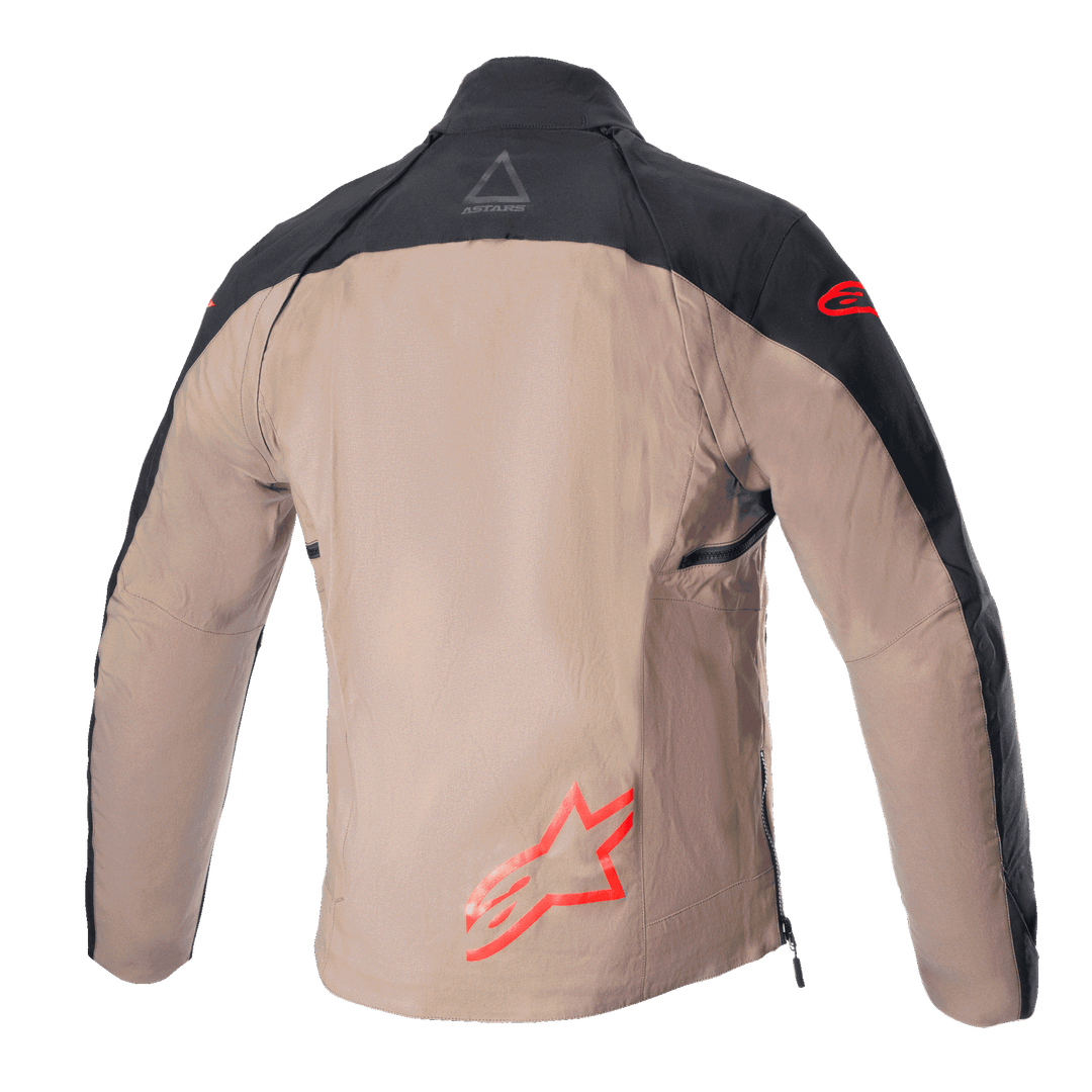 TECHDURA JACKET - BLACK/FALCON Brown
