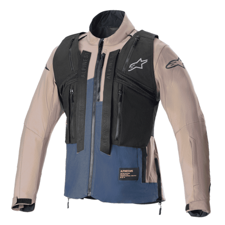 TECHDURA JACKET - FALCON/BROWN NIGHT/NAVY Alpinestars motocross kit