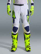 RACER AIR RIWAY PANTS - LIGHT GRAY/YELLOW FLUO/BLUE