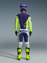 RACER AIR RIWAY PANTS - LIGHT GRAY/YELLOW FLUO/BLUE