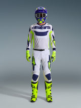 RACER AIR RIWAY PANTS - LIGHT GRAY/YELLOW FLUO/BLUE