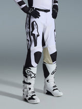 RACER RIWAY PANTS - WHITE/BLACK
