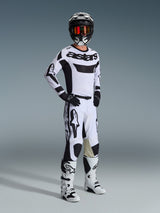 RACER RIWAY PANTS - WHITE/BLACK