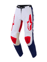 RACER RIWAY PANTS - WHITE/BLUE/RED Alpinestars motocross kit