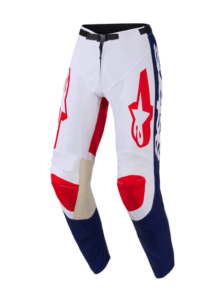 RACER RIWAY PANTS - WHITE/BLUE/RED Alpinestars motocross kit