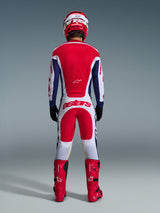 RACER RIWAY PANTS - WHITE/BLUE/RED