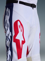 RACER RIWAY PANTS - WHITE/BLUE/RED