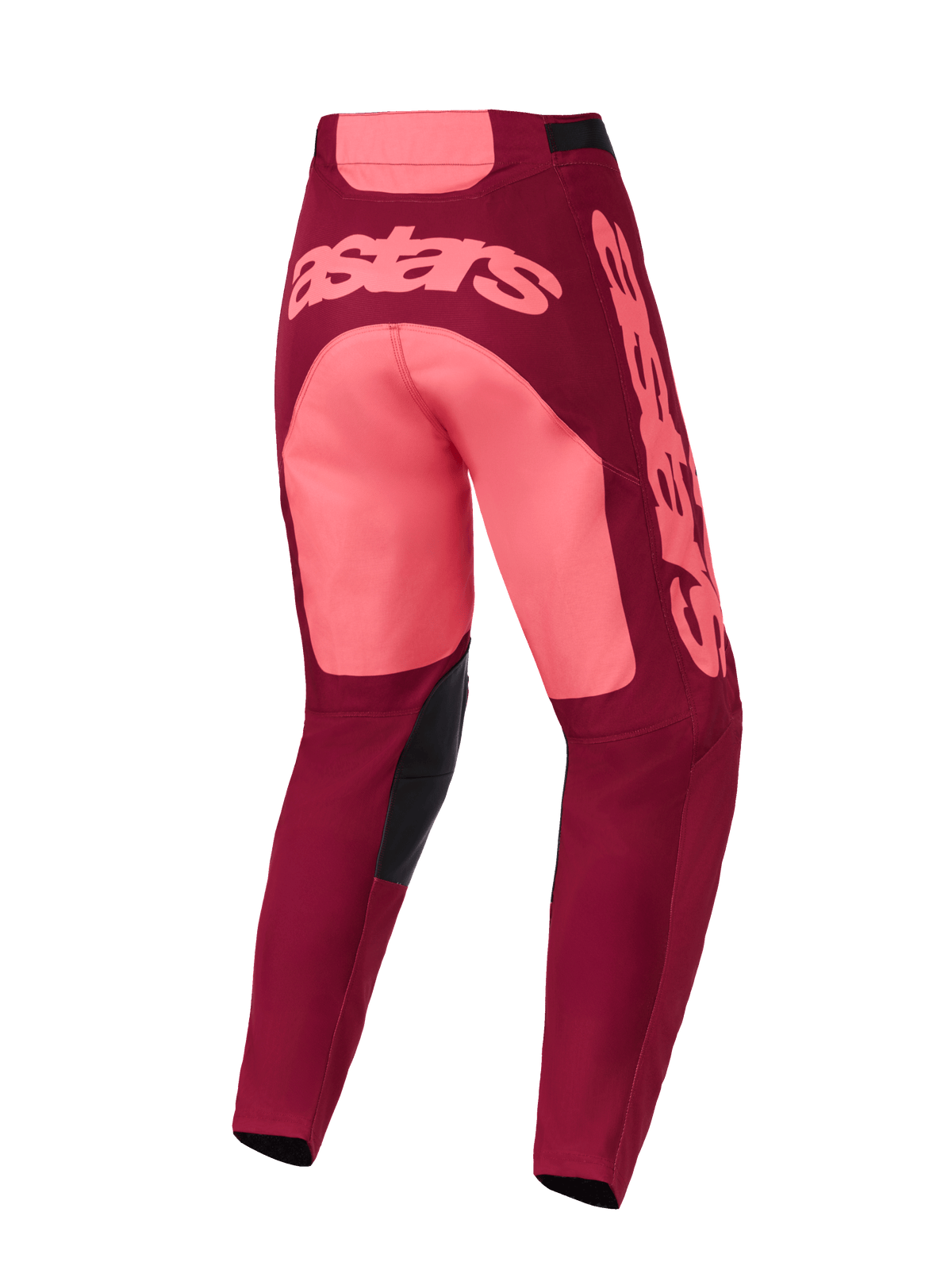RACER RIWAY PANTS - DARK RED/CORAL