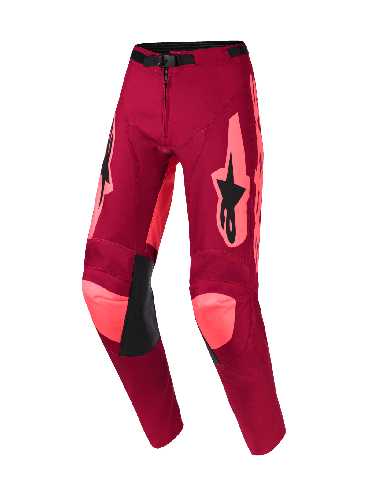 RACER RIWAY PANTS - DARK RED/CORAL Alpinestars motocross kit