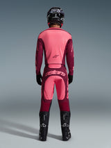 RACER RIWAY PANTS - DARK RED/CORAL