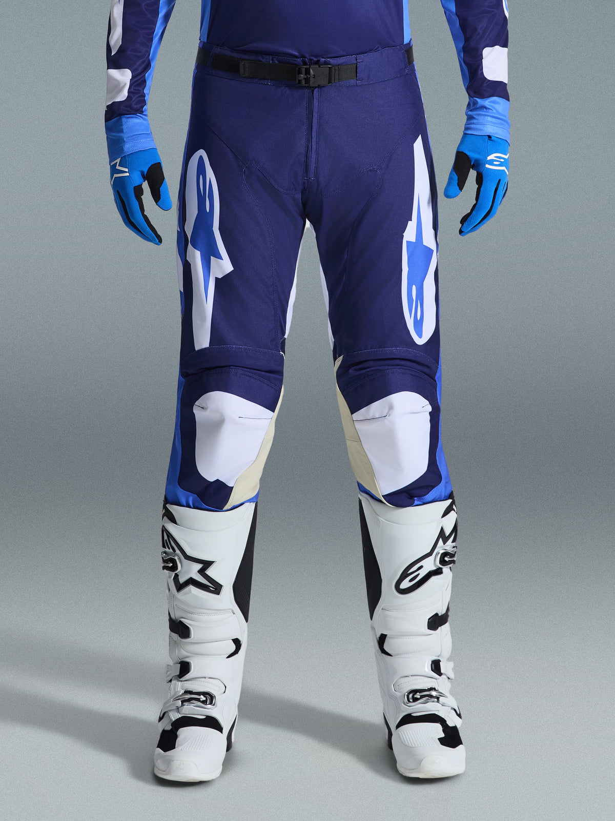 RACER RIWAY PANTS - UCLA BLUE/WHITE