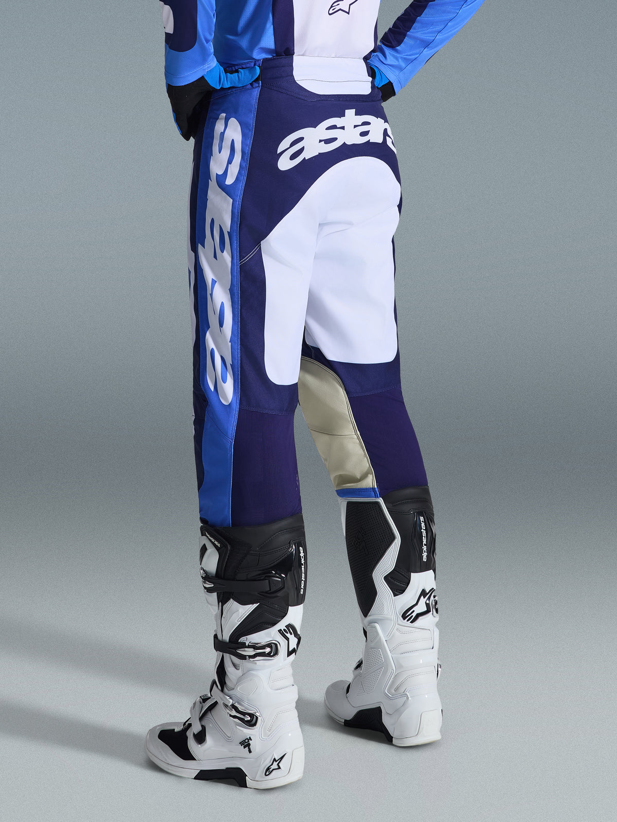 RACER RIWAY PANTS - UCLA BLUE/WHITE