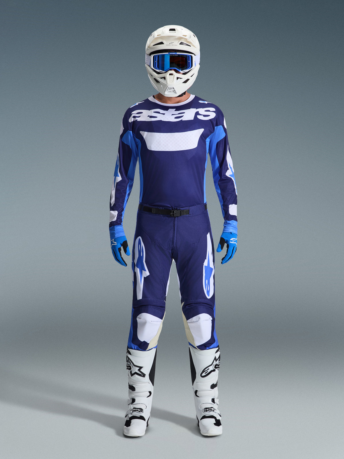 RACER RIWAY PANTS - UCLA BLUE/WHITE