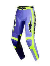 RACER PORTL PANTS - PURPLE/YELLOW FLUO Alpinestars motocross kit